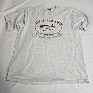 Vintage Tuskegee Airmen Graphic Tee Size Large